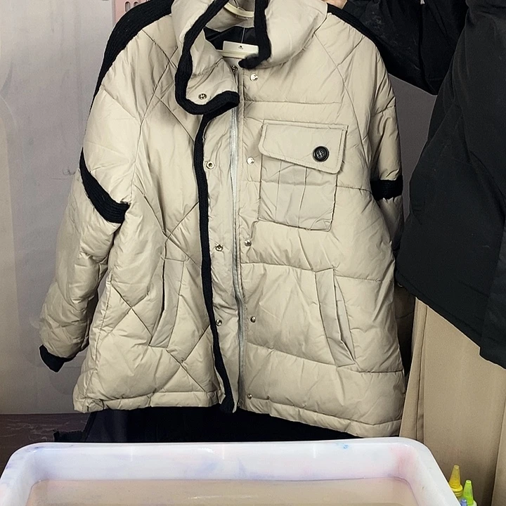 大理石磁石棉服呀