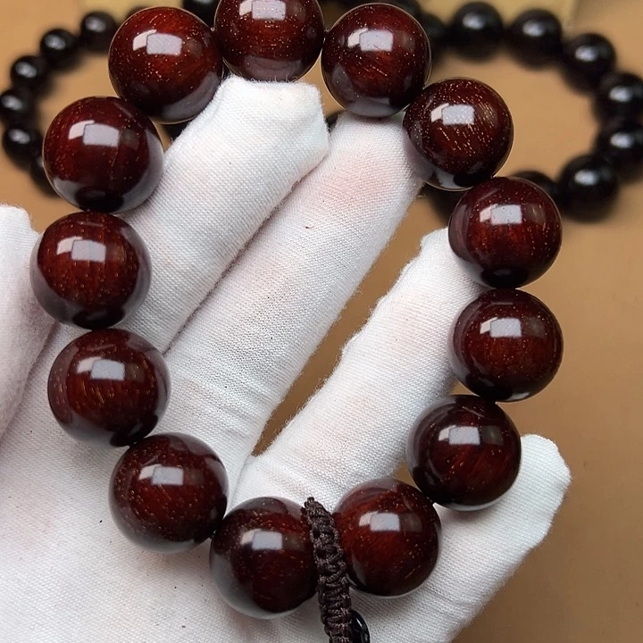 小叶紫檀手串/手链小叶紫檀1.8/13颗满星888