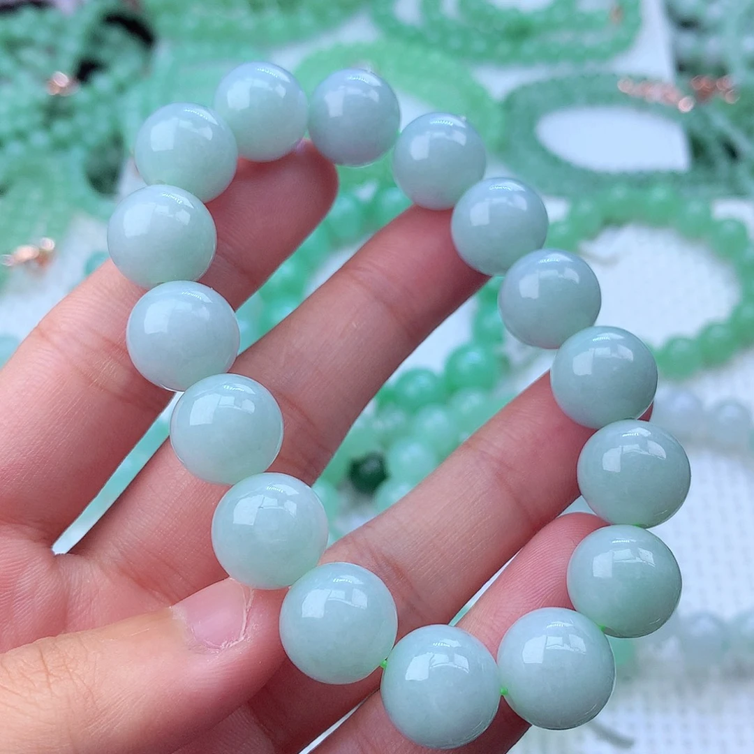 翡翠未镶嵌毛衣链