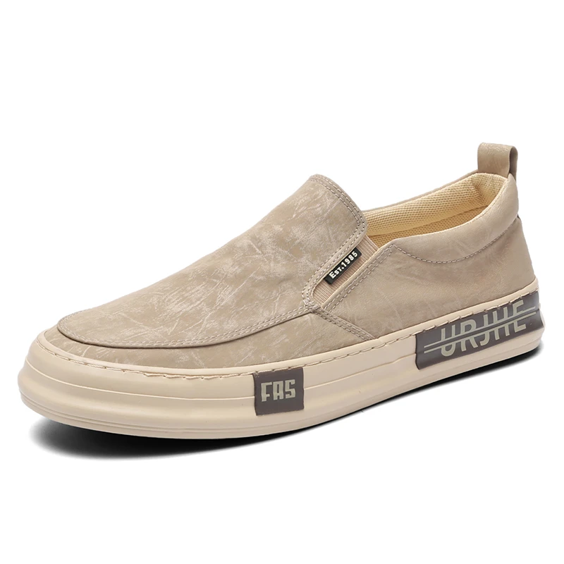 25110透气布鞋简约一脚蹬休闲时尚休闲夏季春季潮流软底百搭男鞋