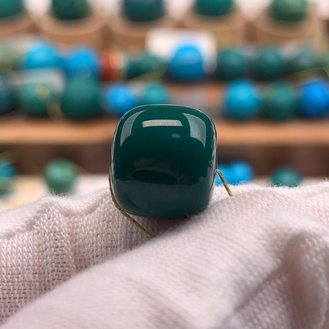 绿松石未镶嵌发饰12.6mm