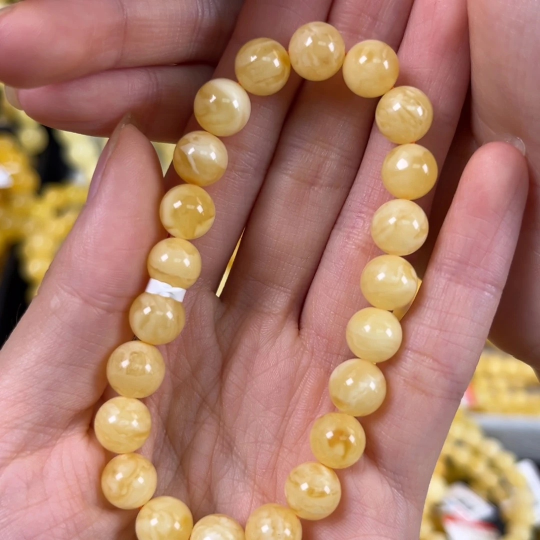 裸石琥珀未镶嵌8+虎皮