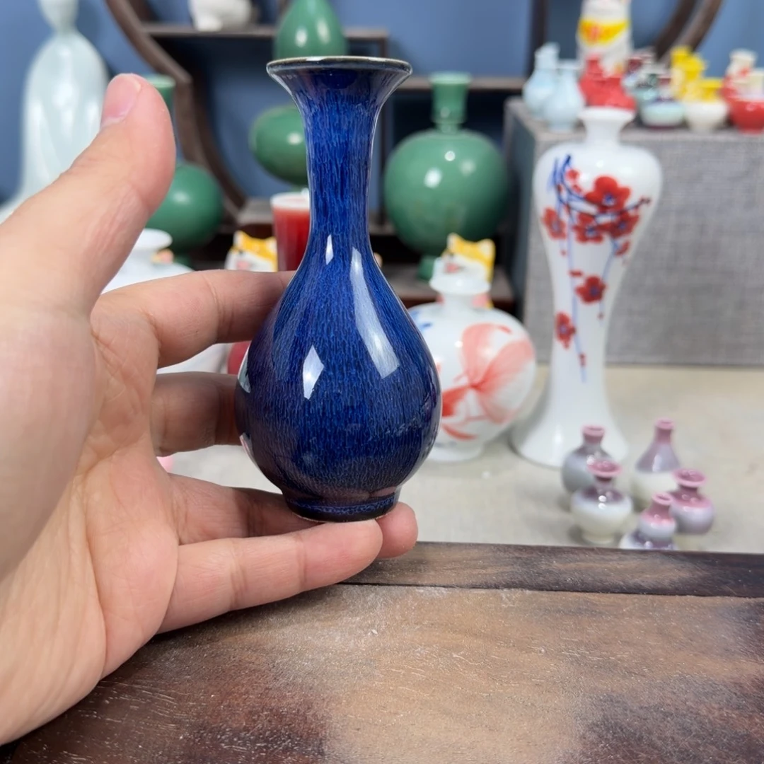 陶瓷手工小花器摆件