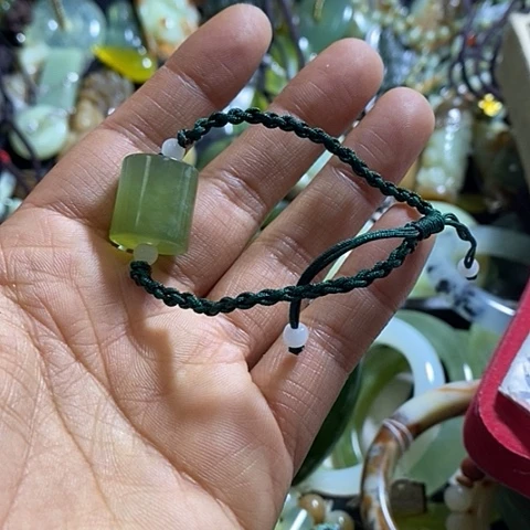 岫玉手链未镶嵌多样性发货