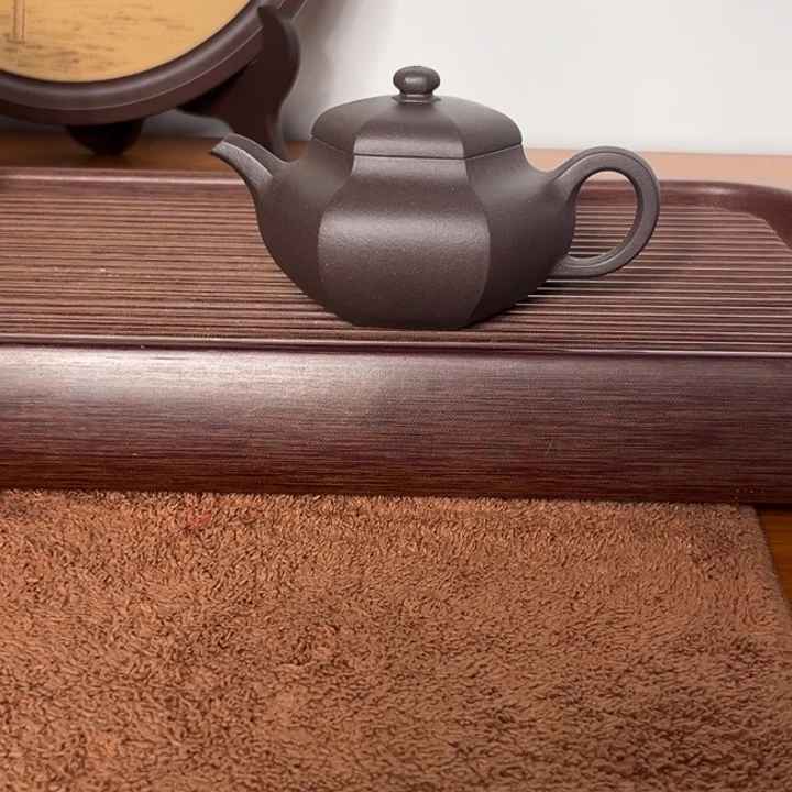 壶底槽青紫砂壶紫砂壶