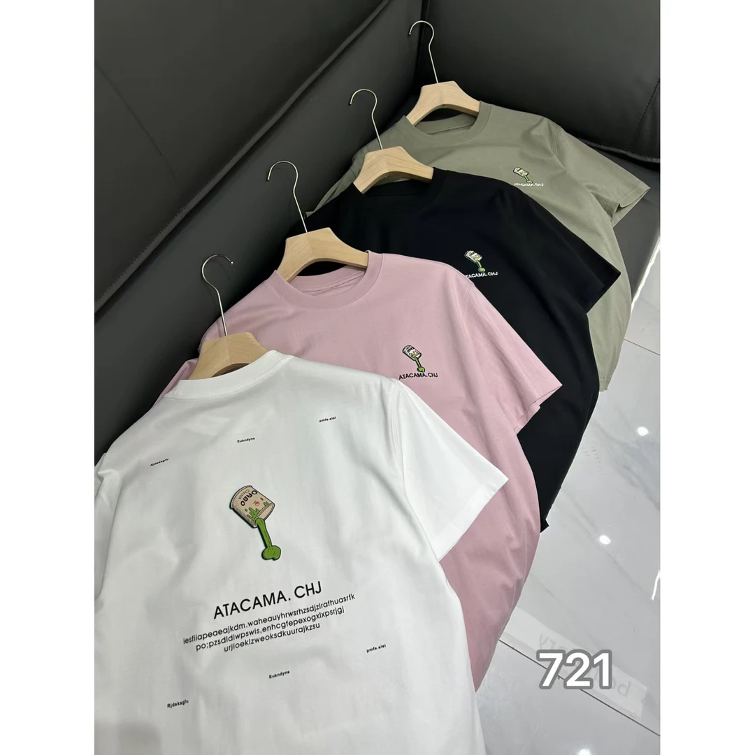 721男士休闲印花T恤夏季
