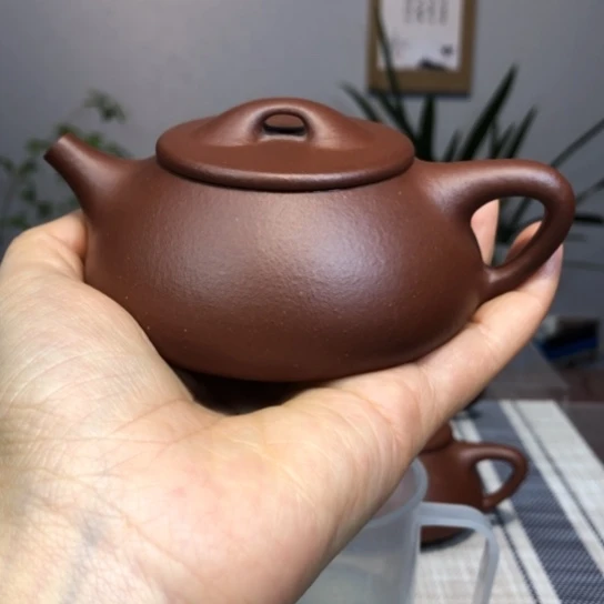 紫砂茶壶景舟石瓢150c c