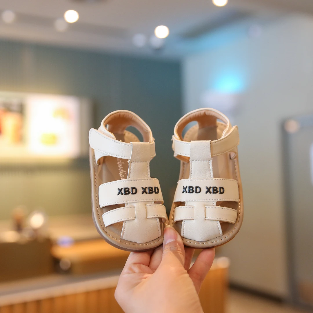 Sportmern宝宝凉鞋婴儿学步鞋1一3岁女宝鞋子男宝透气编织沙滩鞋