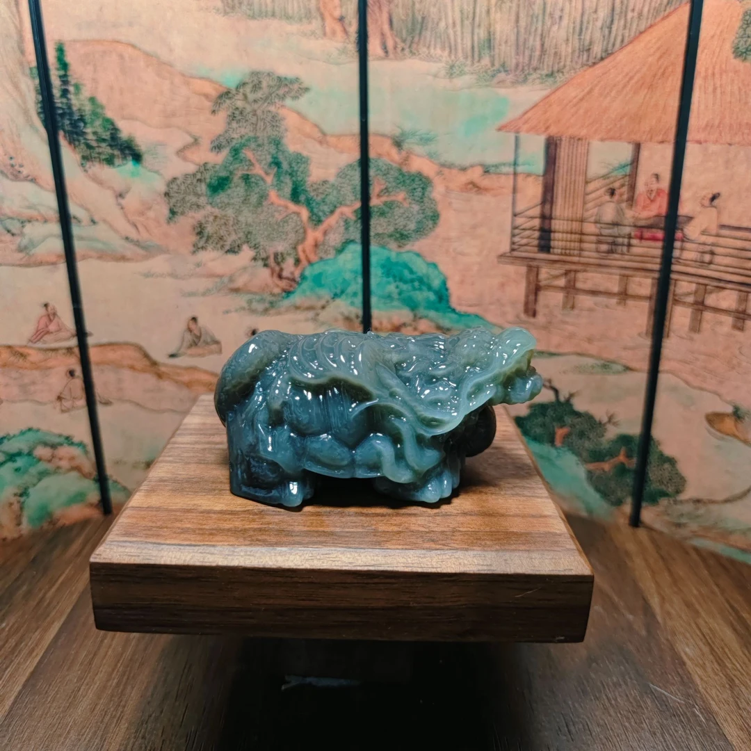 N和田玉龙龟手把1372