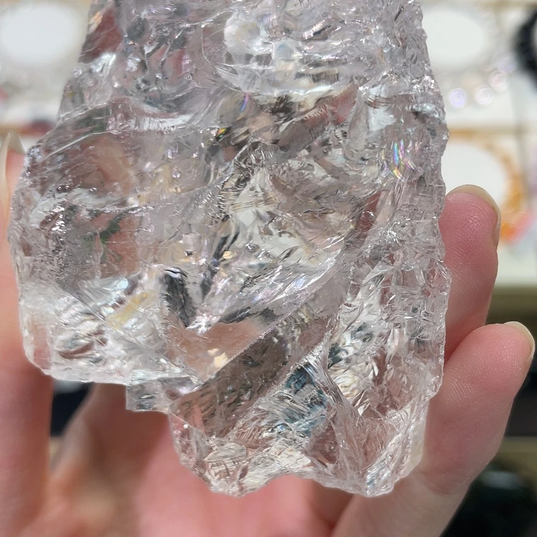 水晶未镶嵌手链白阿塞原石 61号