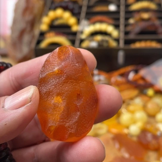 手链琥珀未镶嵌吊坠