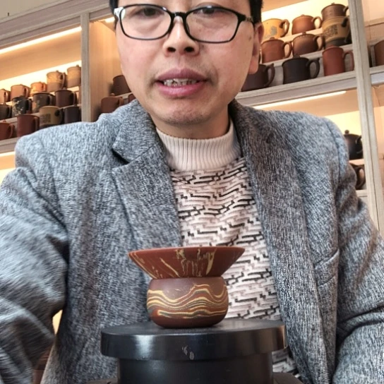 紫泥茶杯茶漏容量100