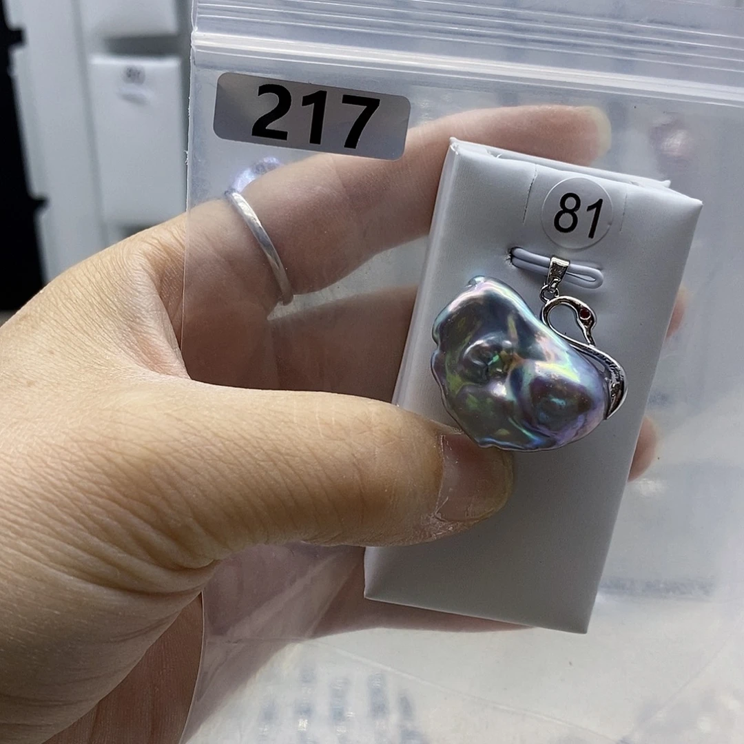 颈饰合金淡水珍珠