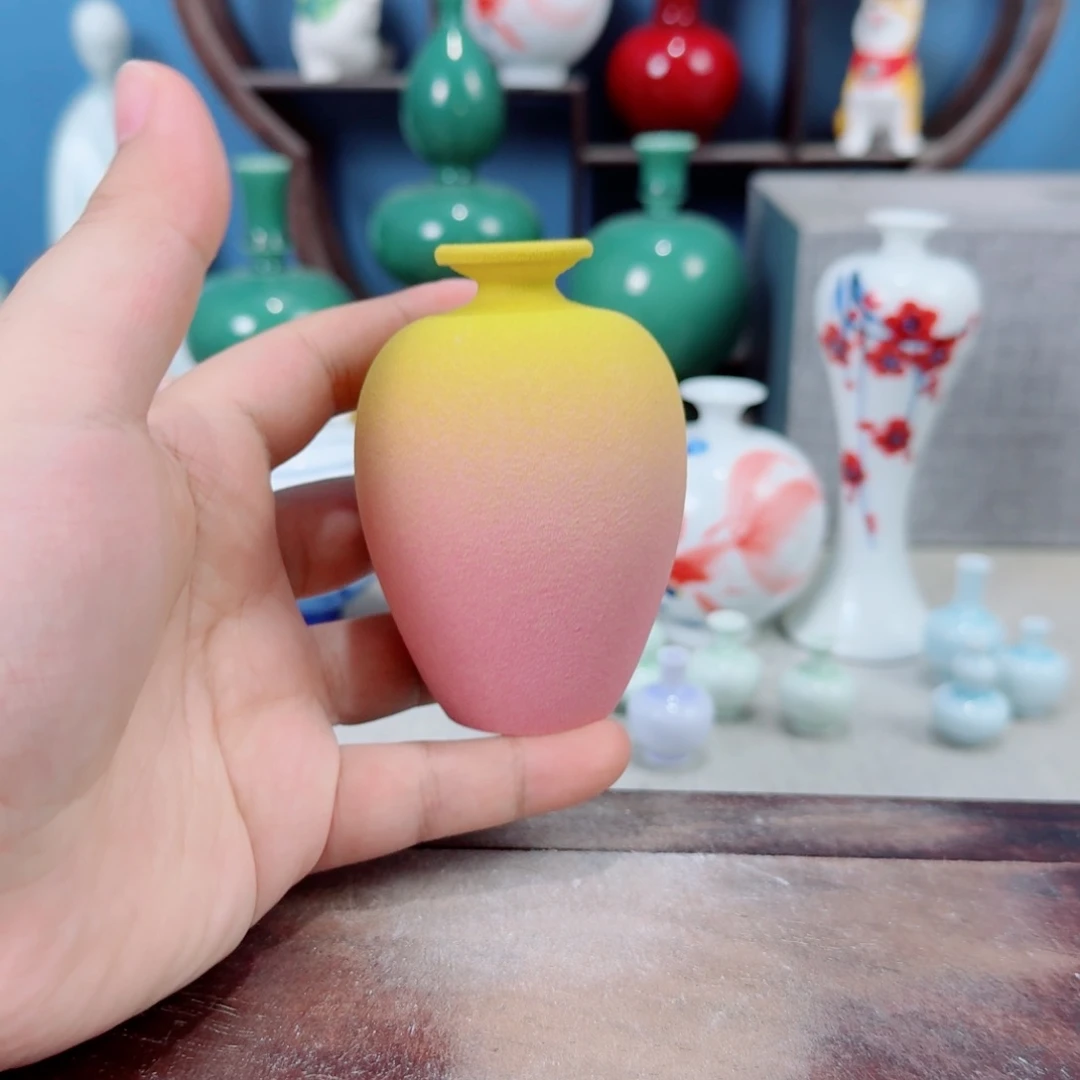 陶瓷手工小花器摆件