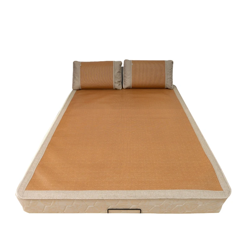 黄古林古藤双面席三件套咖色 180*200cm