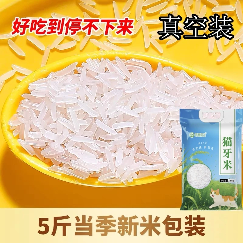 精选猫牙米真空装2.5kg/袋