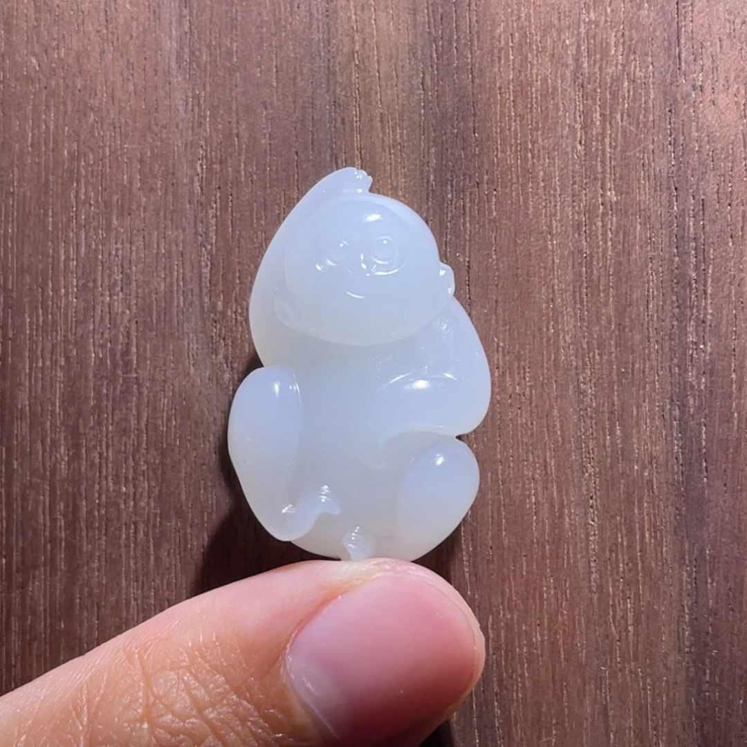 未镶嵌手链和田玉小*熊