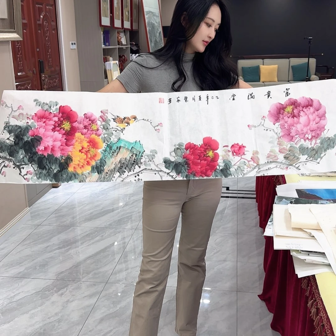国画国画作品多次入选国内外