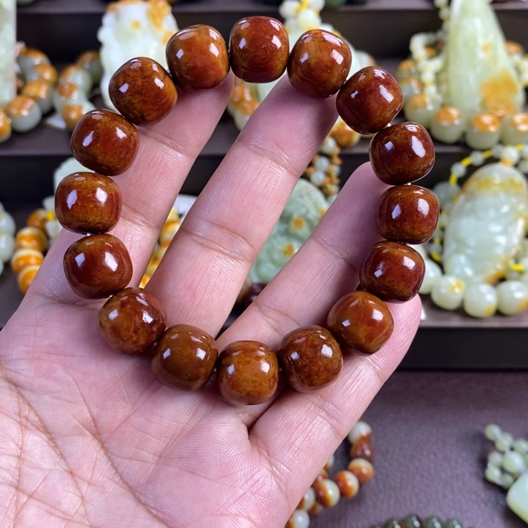 透闪石质玉未镶嵌手串