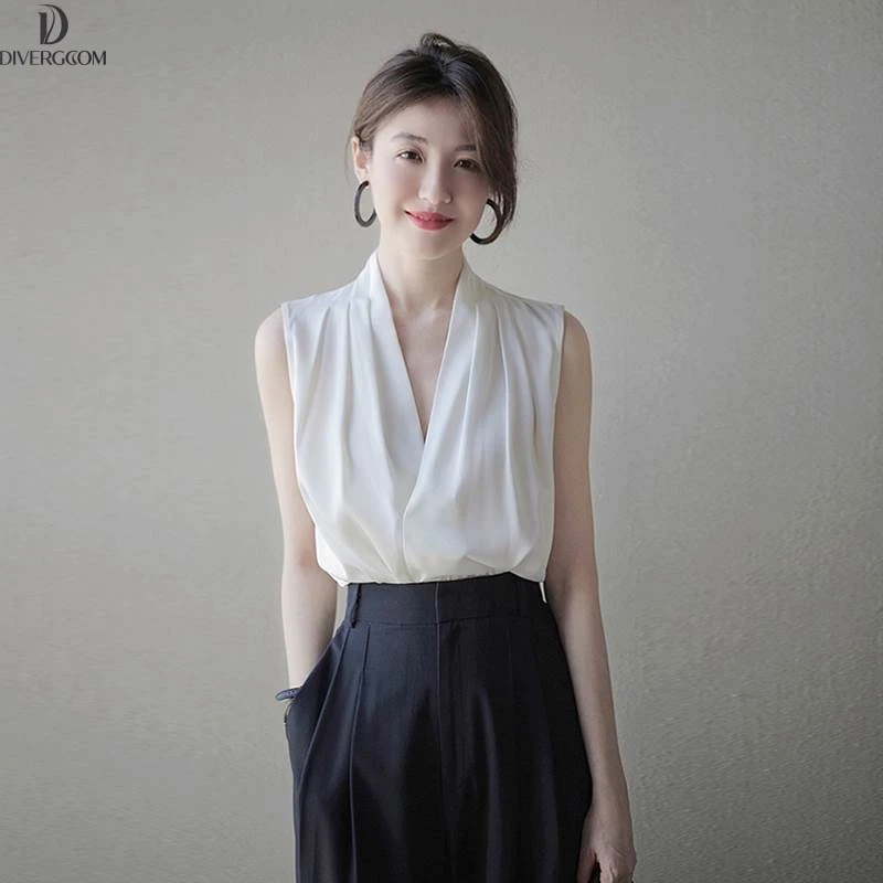 法式西装内搭夏季新款高级感气质吊带背心女打底缎面无袖上衣