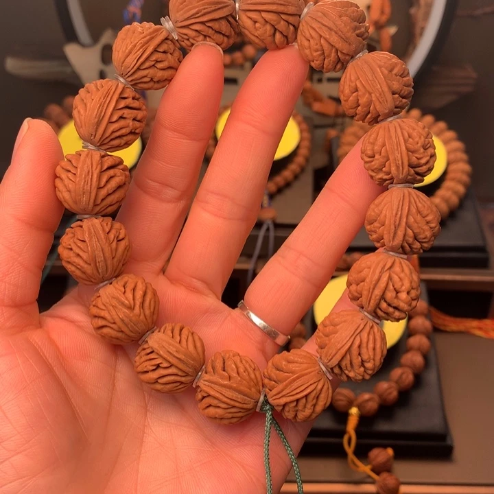 桃核吊坠原桩刺龙19