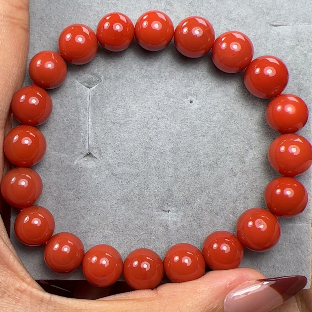 未镶嵌手串南红玛瑙花*完