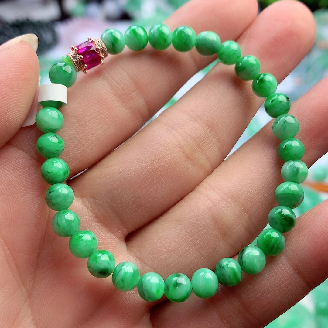 未镶嵌手链翡翠手串