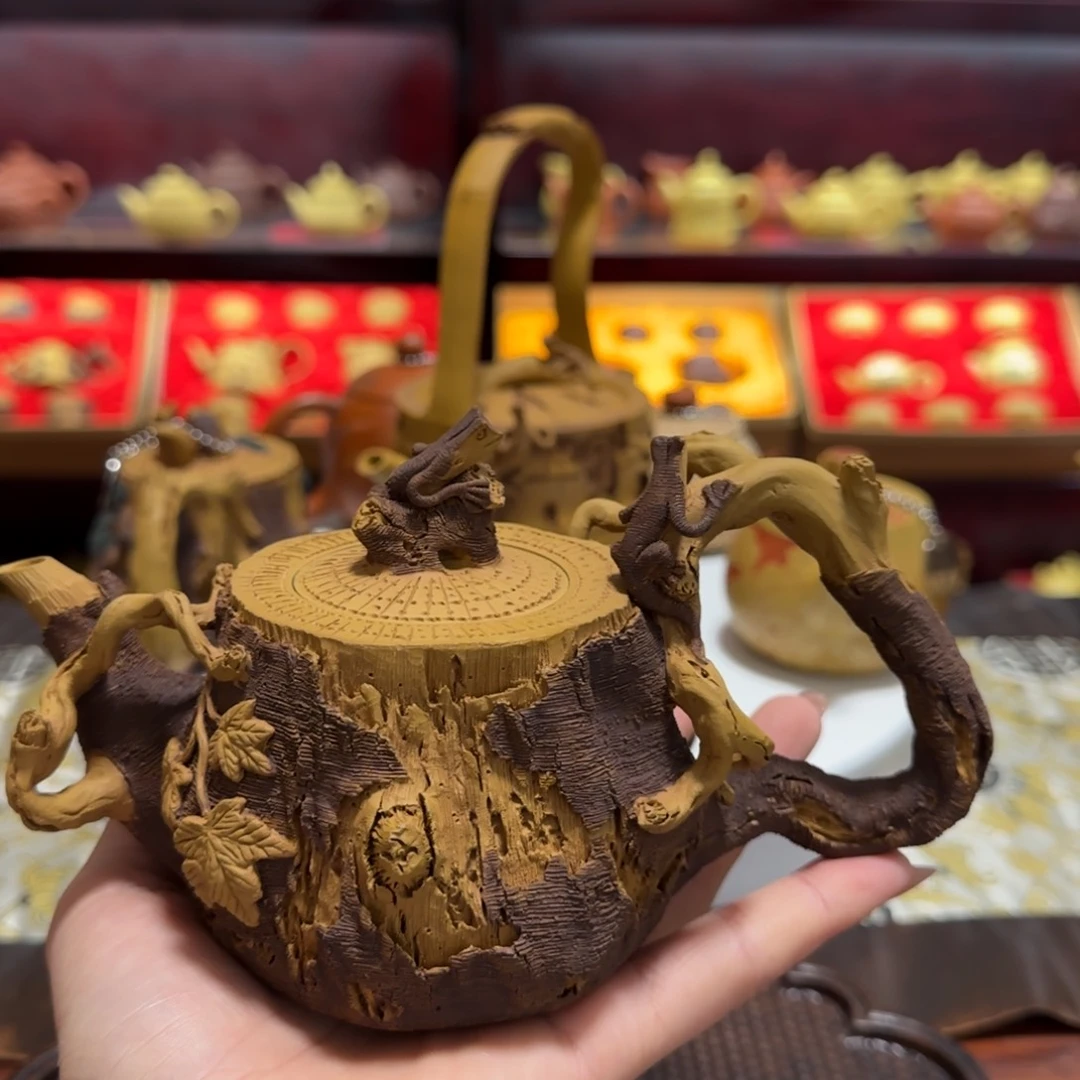 【闪购商品】紫砂茶壶枯木逢春