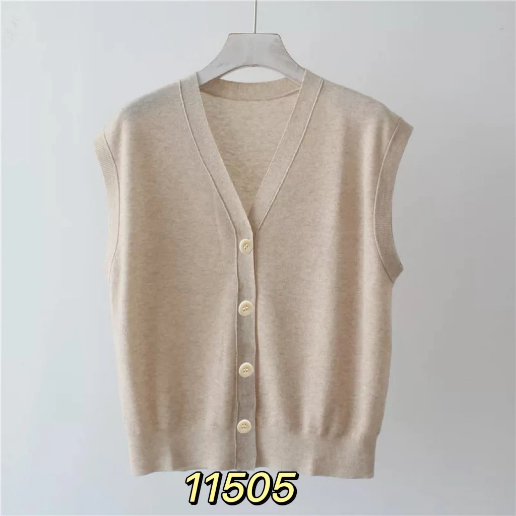 11505（部分无水洗唛，介意慎拍）SANFAN新款针织马夹