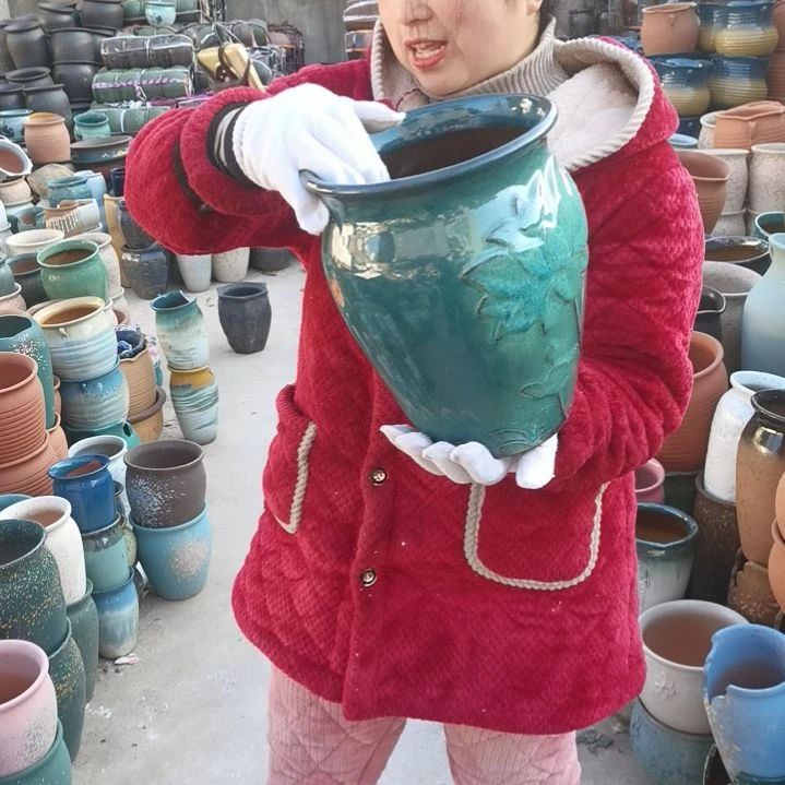 红陶瑕疵一个盆子。。。