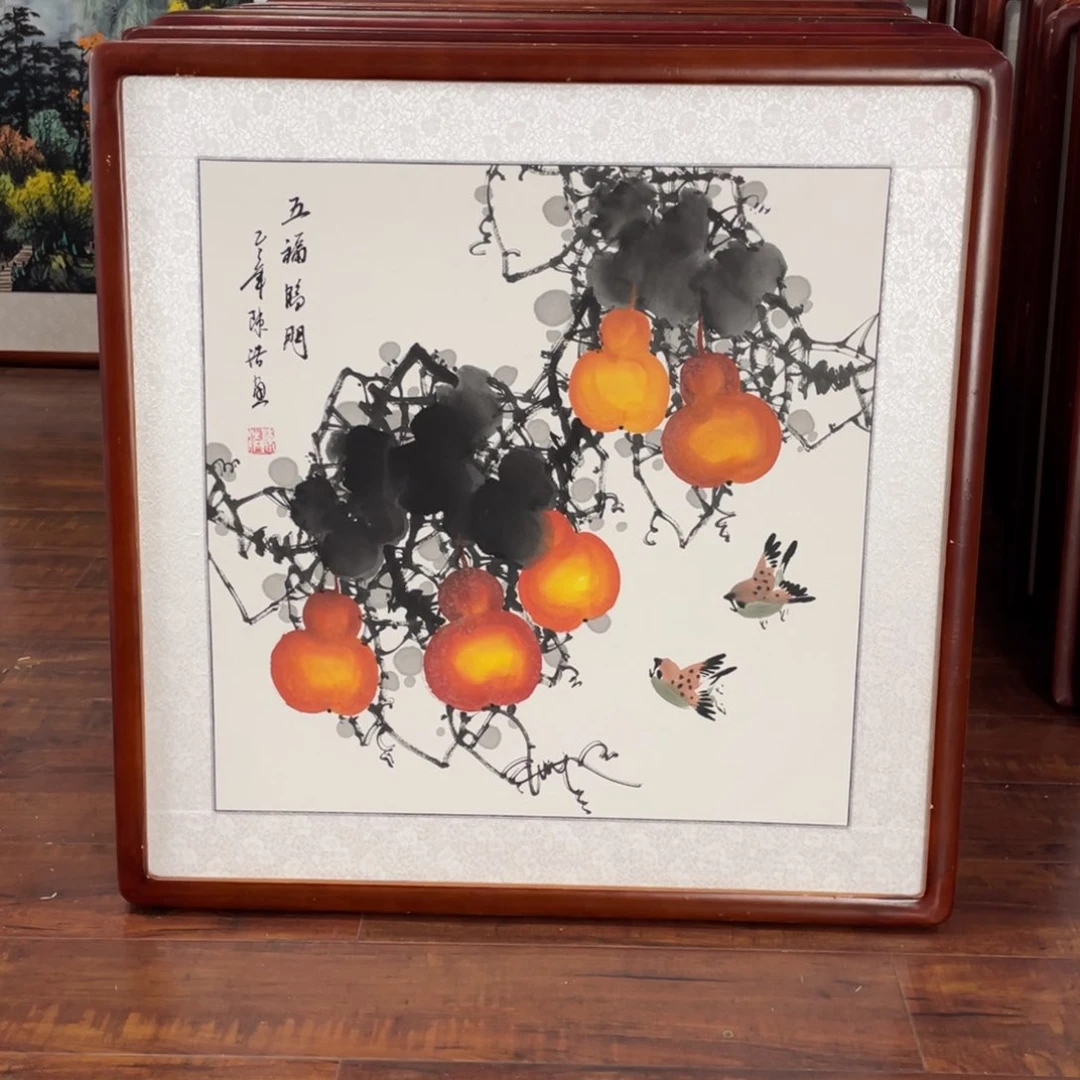 国画带框尺寸63*63厘米