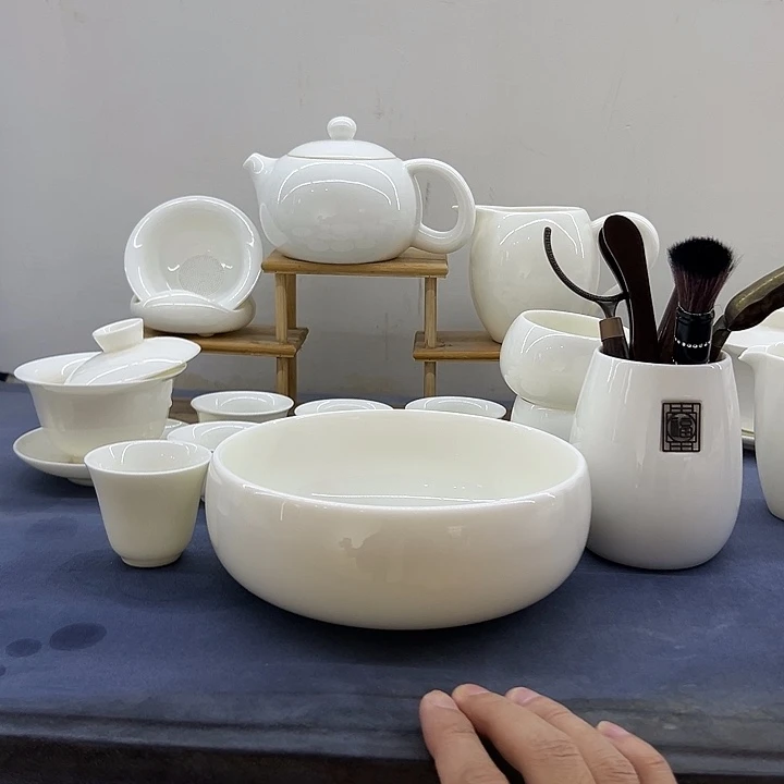 M***n陶德化白瓷300毫升大壶200毫升盖碗大套装