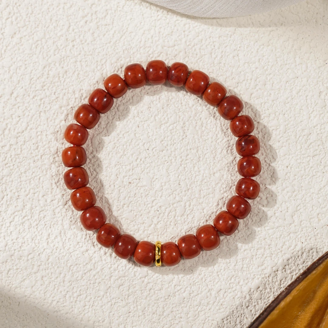 【前景无限】南红手串 （天然珠宝多样性发其一）