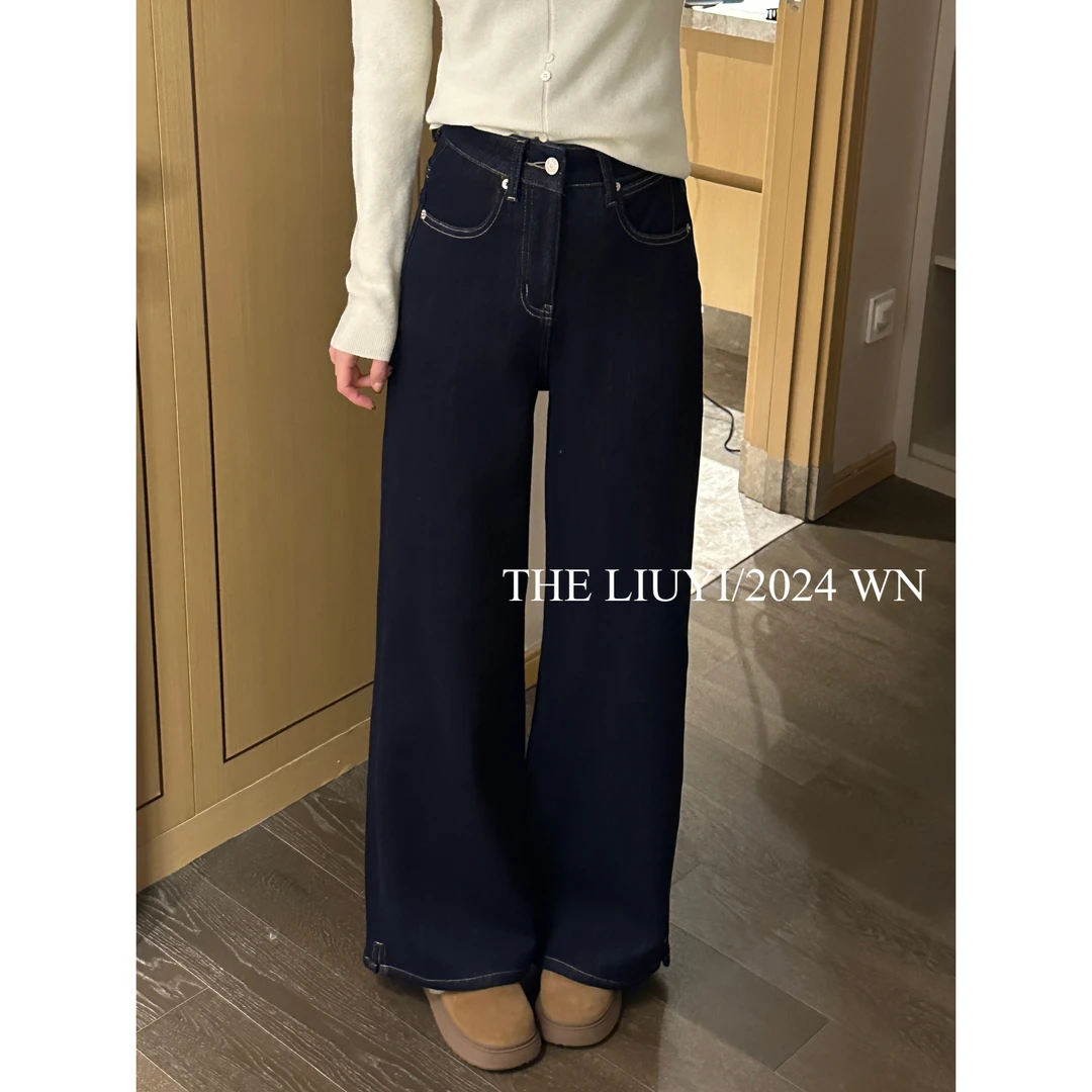 【LIUYI】王炸裤2.0～冬季加绒四面弹高腰牛仔裤411012