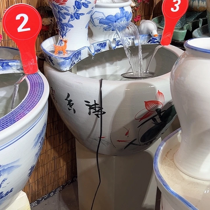 原***强陶瓷3号的带缸一套