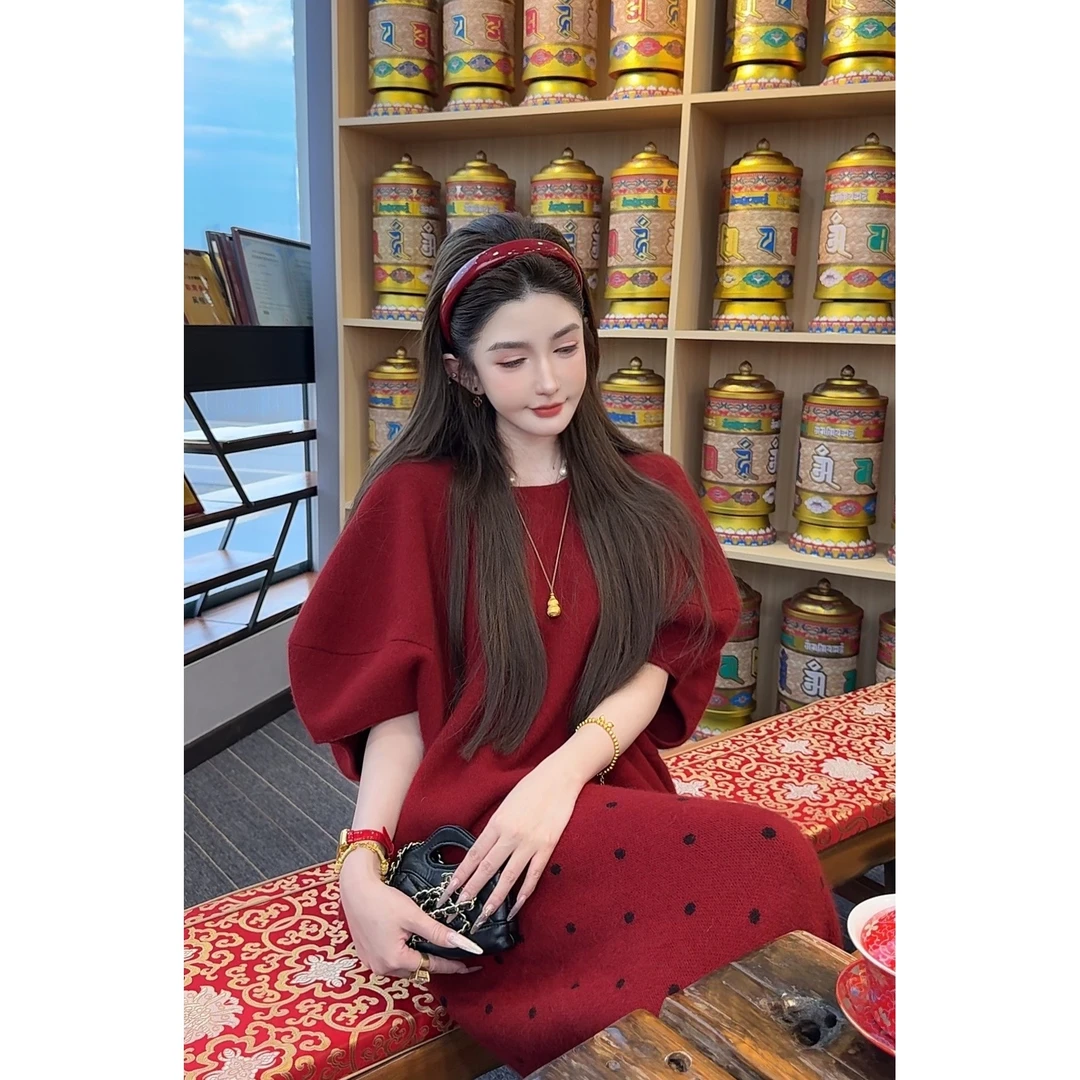 GUIDI GUDI【爱得火热】两件套毛衣+半裙套装 D9510222H