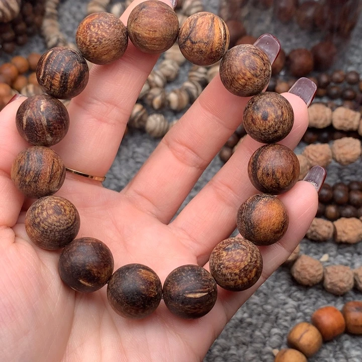 路***贡木1.5圆珠贡木珠子