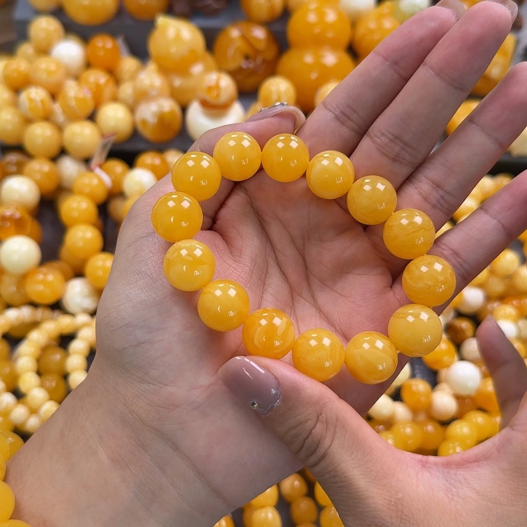 蜜蜡未镶嵌珠宝奇石15mm