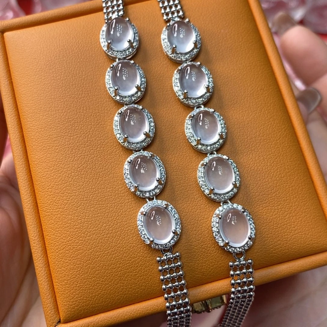 石英质玉合金手链