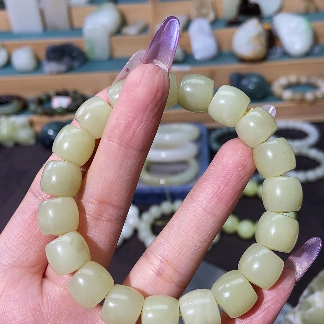 和田玉未镶嵌手链