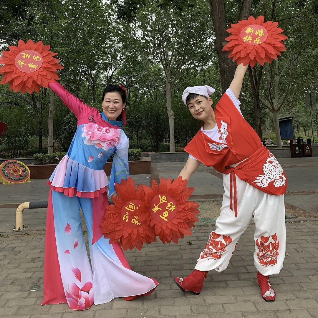 4个定制表演花 直径50厘米 新婚快乐 百年好合 永结同心 早生贵子