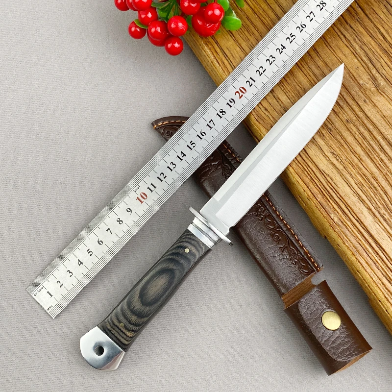 【破竹】直刀户外露营多功能直刀高硬度户外求生刀直刀锋利野营工具