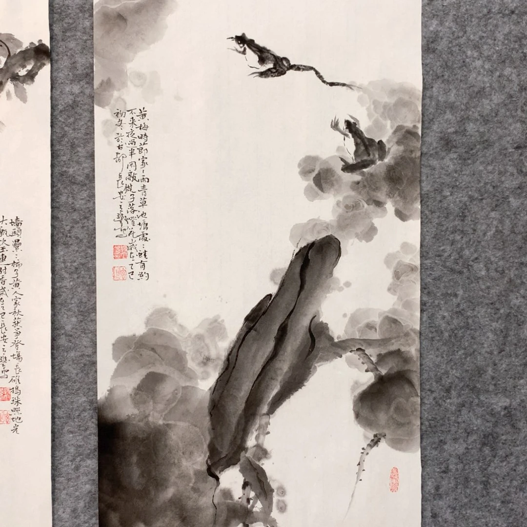 国画花鸟作品写意