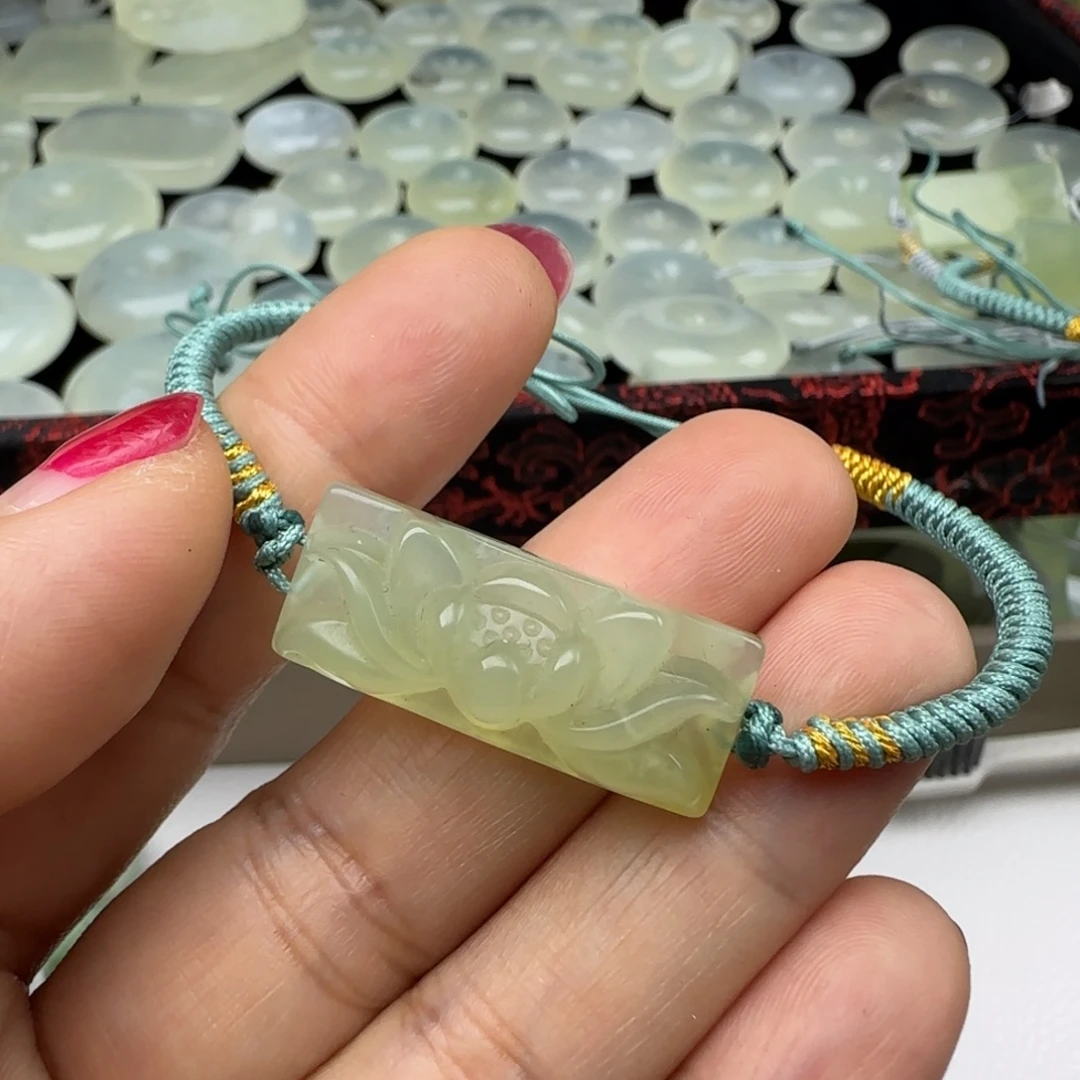 蛇纹石玉未镶嵌手链
