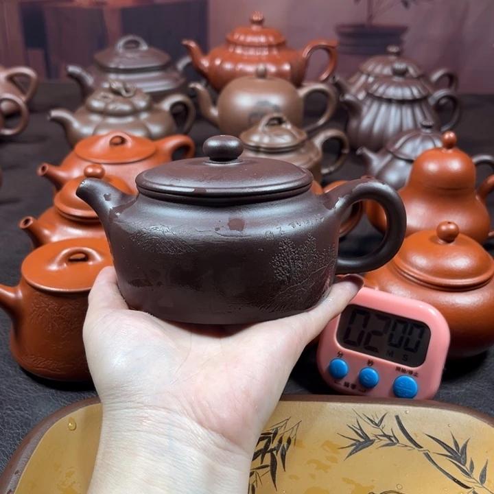 茶壶紫砂原矿紫泥290毫升