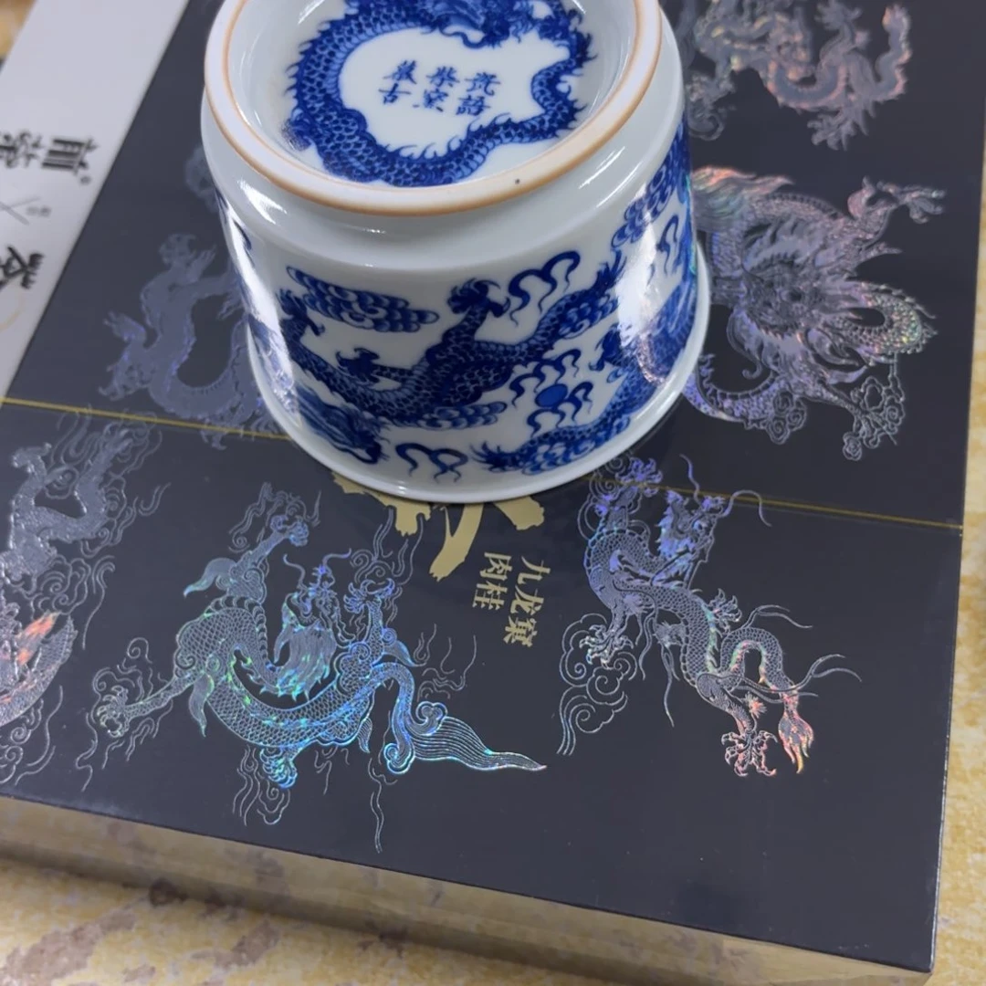 杯子瓷言所老曹甄选好瓷开片一组