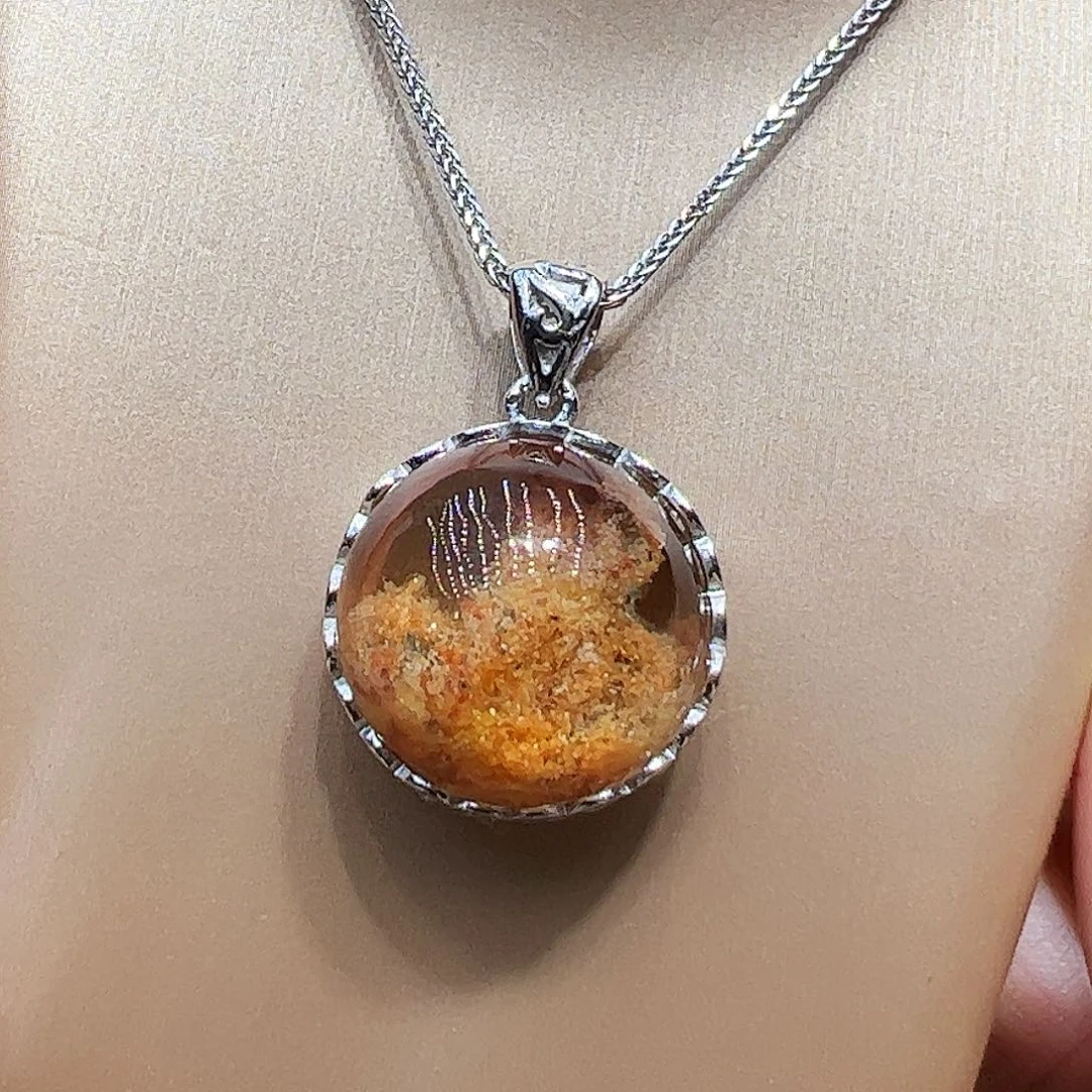 银S925镶嵌珠宝半成品水晶