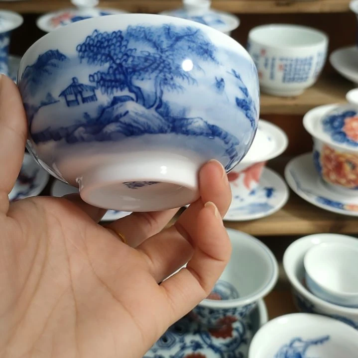 景德镇手绘普洱杯