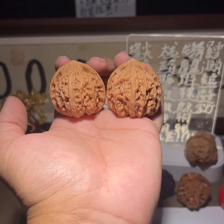 文玩核桃把件38平谷寿桃