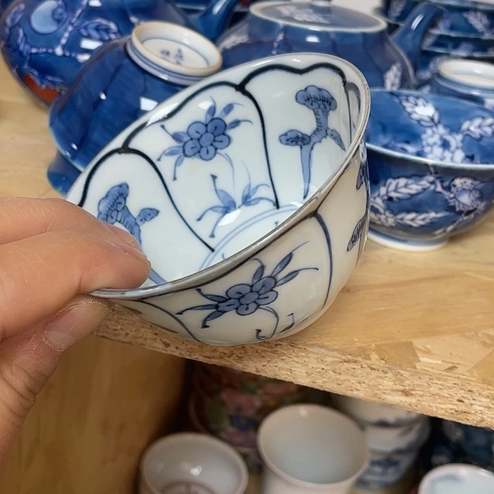 瓷片020 一人直播，看品直播间说序号